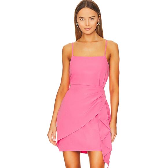 BCBGeneration Mini Bodycon Dress in Begonia Pink NWT Size 6 - Picture 1 of 3